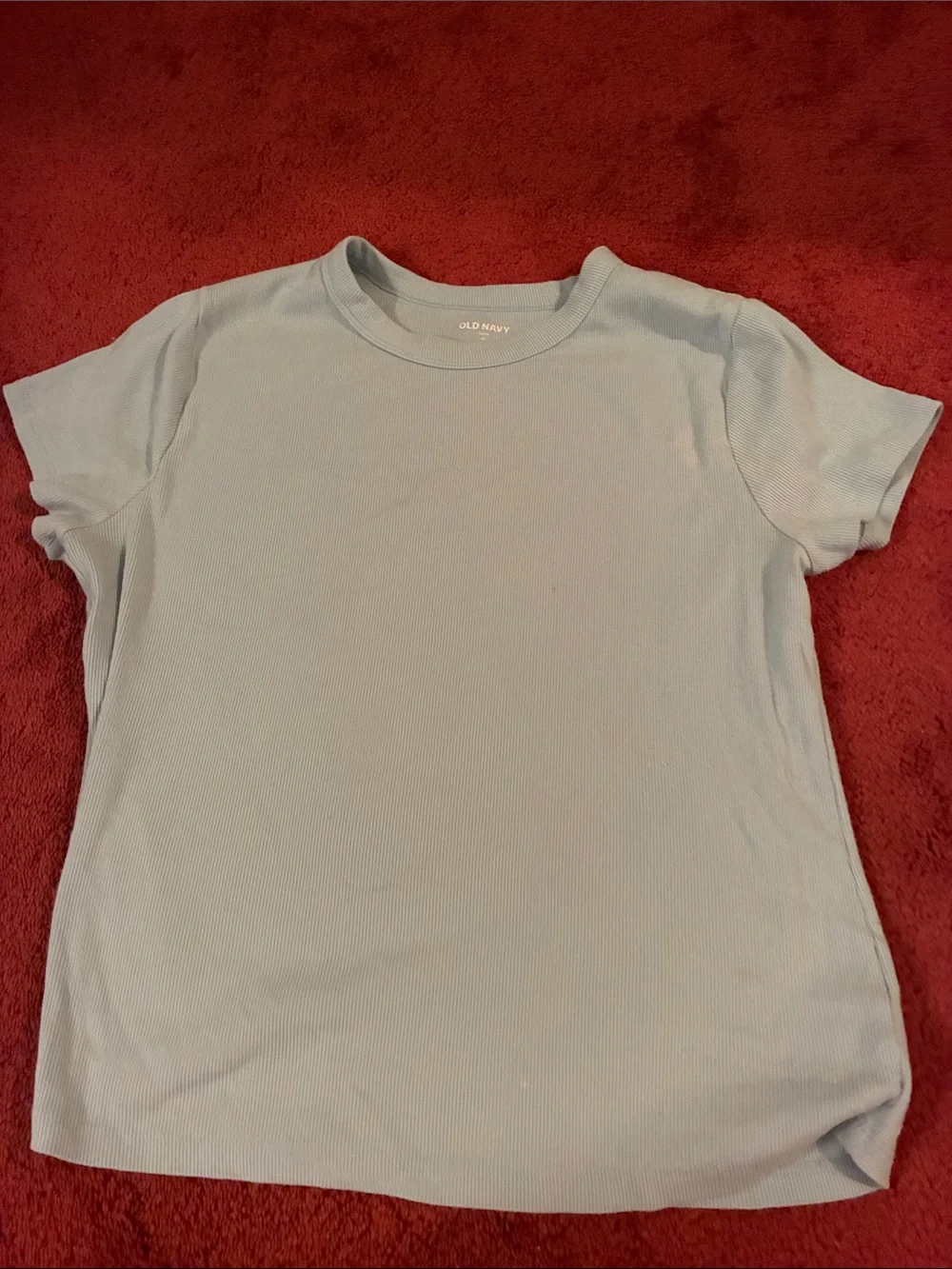 Old Navy Pale Blue Short Sleeve Crew Tee